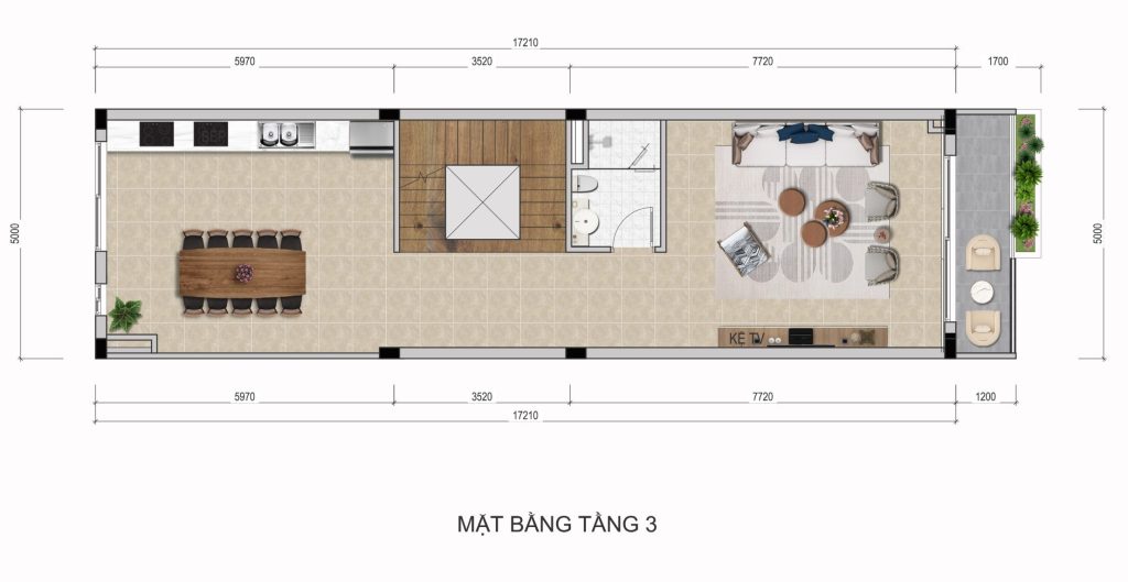 Mặt bằng điển hình Parkhouse Bavella Green Park 3